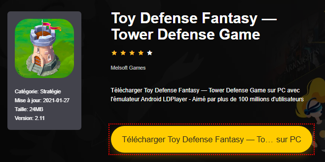 Installer Toy Defense Fantasy — Tower Defense Game sur PC 