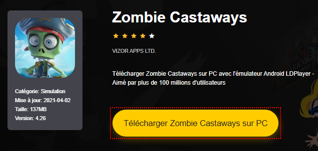 Installer Zombie Castaways sur PC 