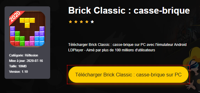 Installer Brick Classic : casse-brique sur PC 