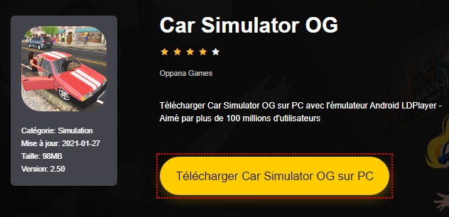 Installer Car Simulator OG sur PC 