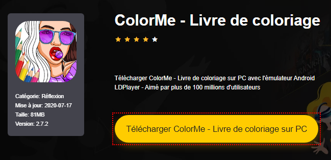 Installer ColorMe - Livre de coloriage sur PC 