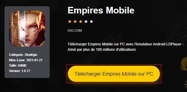 Installer Empires Mobile sur PC 
