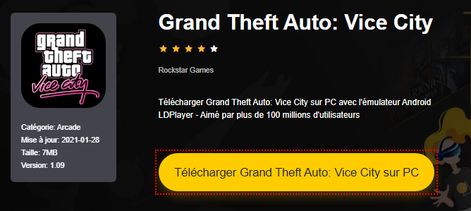 Installer Grand Theft Auto: Vice City sur PC 