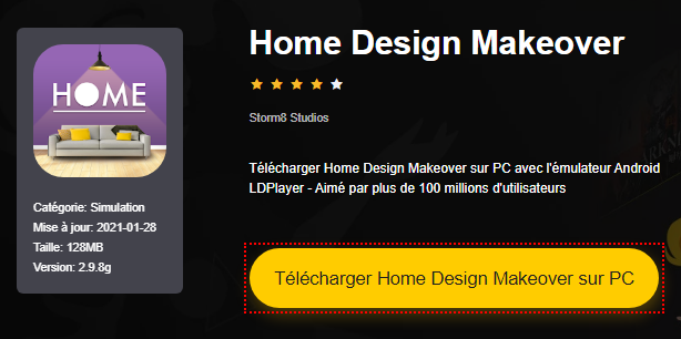 Installer Home Design Makeover sur PC 
