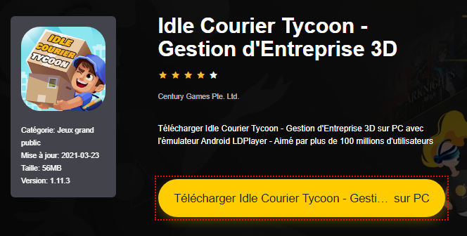 Installer Idle Courier Tycoon - Gestion d'Entreprise 3D sur PC 