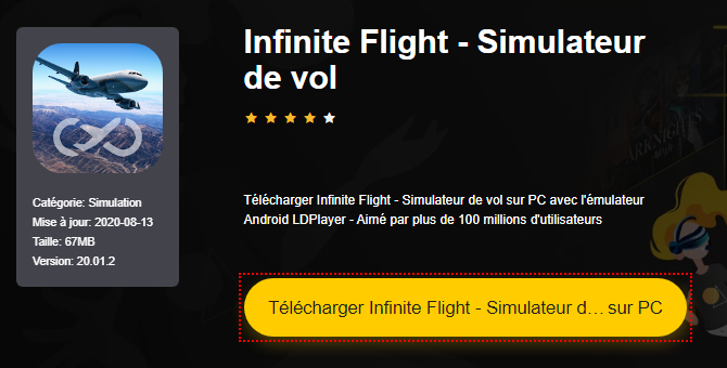 Installer Infinite Flight - Simulateur de vol sur PC 