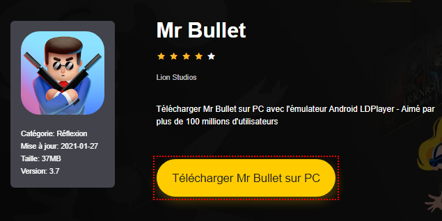 Installer Mr Bullet sur PC 