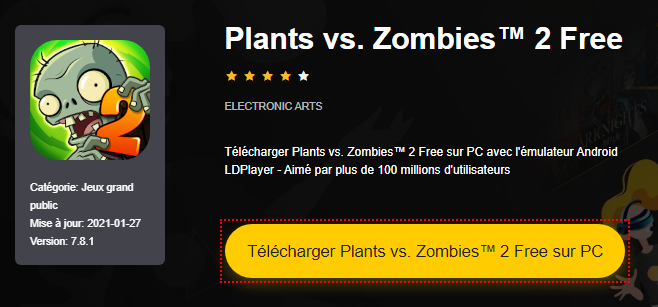 Installer Plants vs. Zombies™ 2 Free sur PC 