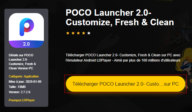 Installer POCO Launcher 2.0- Customize, Fresh & Clean sur PC 