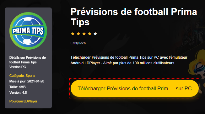 Installer Prévisions de football Prima Tips sur PC 