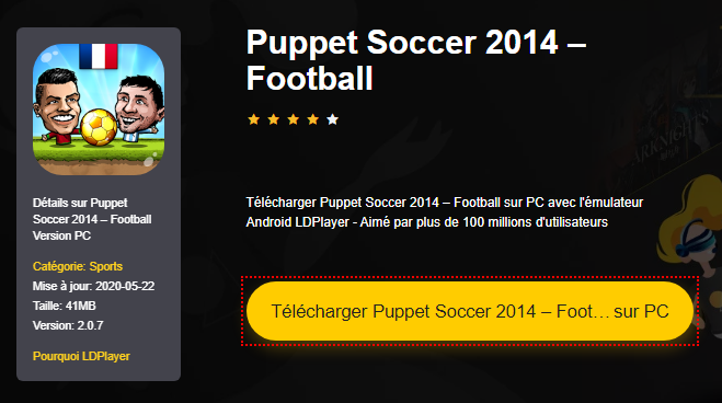 Installer Puppet Soccer 2014 – Football sur PC 