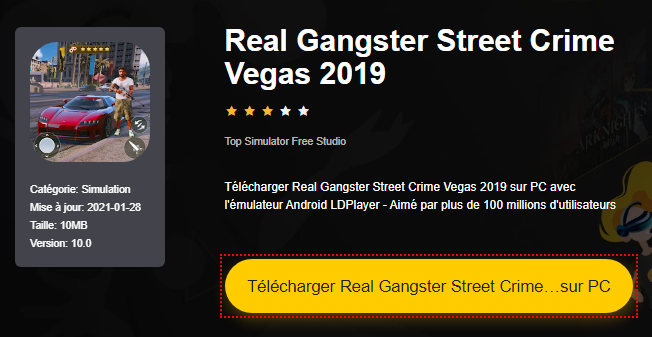 Installer Real Gangster Street Crime Vegas 2019 sur PC 