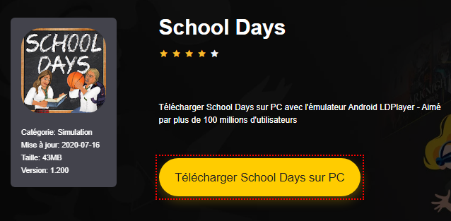 Installer School Days sur PC 