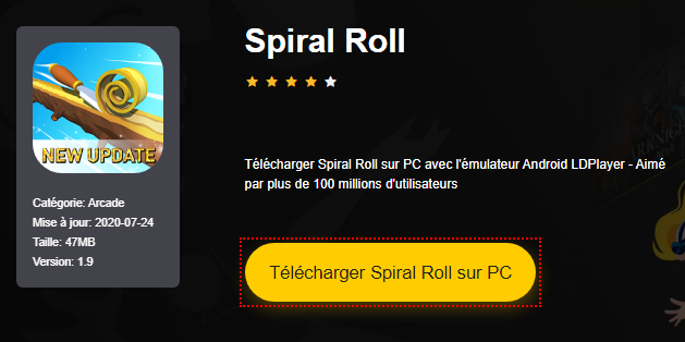 Installer Spiral Roll sur PC 