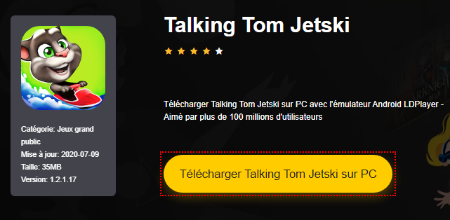Installer Talking Tom Jetski sur PC 