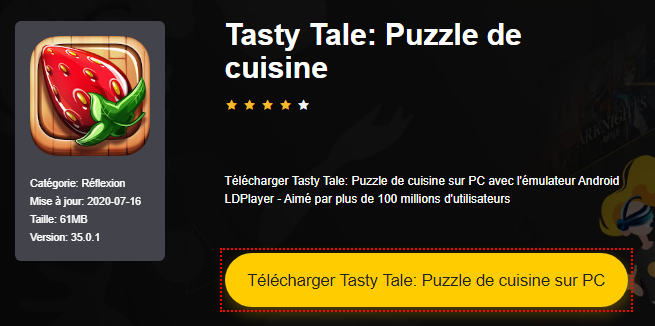 Installer Tasty Tale: Puzzle de cuisine sur PC 