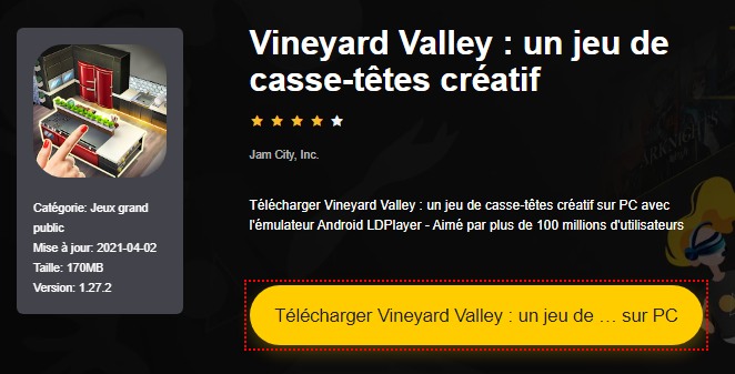 Installer Vineyard Valley : un jeu de casse-têtes créatif sur PC 