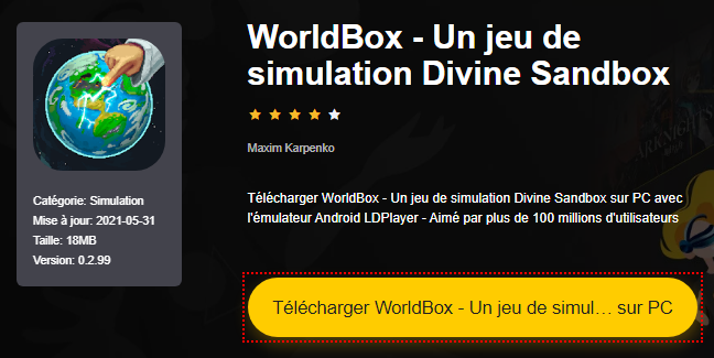 Installer WorldBox - Un jeu de simulation Divine Sandbox sur PC 