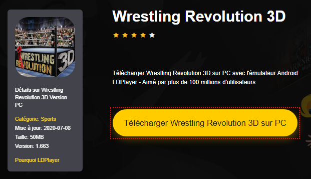 Installer Wrestling Revolution 3D sur PC 