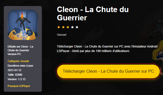 Installer Cleon - La Chute du Guerrier sur PC 